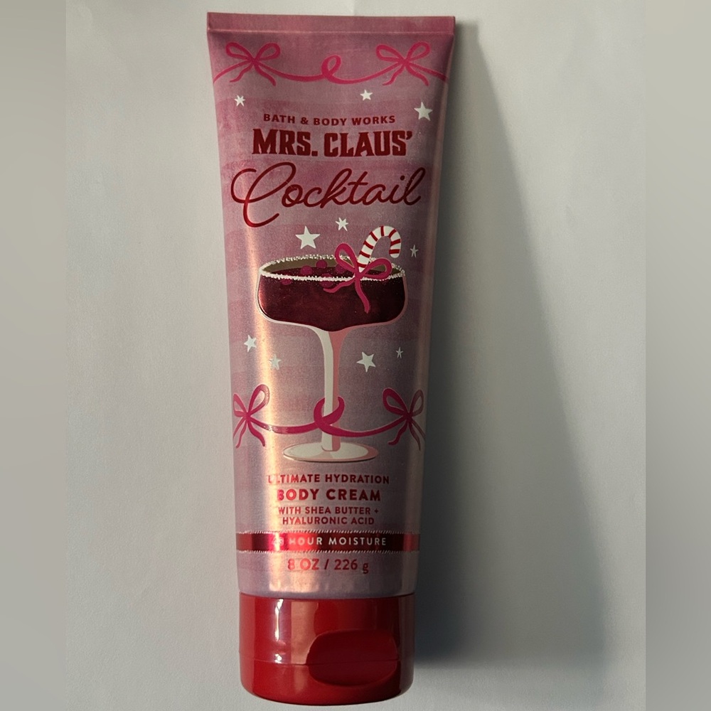 Bath & Body Works Mrs. Claus' Cocktail Ultimate Hydration Body Cream Lotion 8 OZ